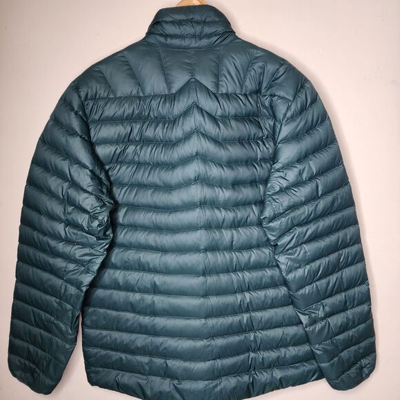 Helly Hansen Verglas Down Puffer Jacket Womens Large Green Gorpcore Ski Hiking - Picture 5 of 15
